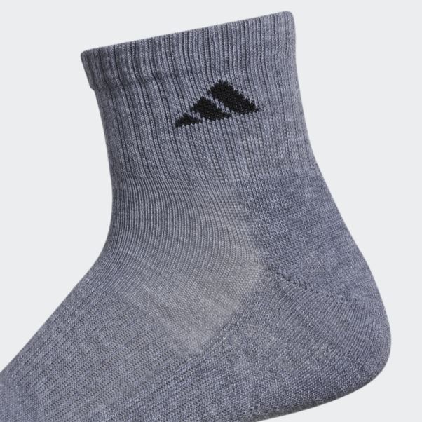 Chaussettes Athlétiques Matelassées Gris Moyen 6 Paires Adidas