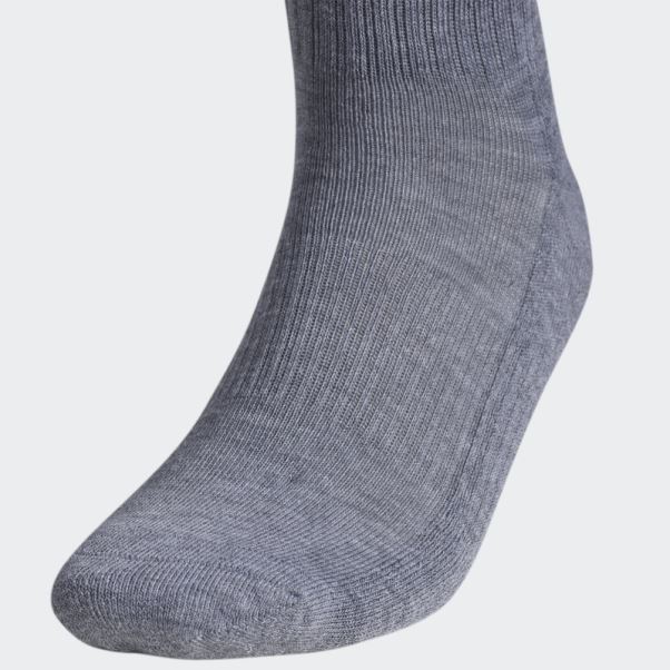 Chaussettes Athlétiques Matelassées Gris Moyen 6 Paires Adidas