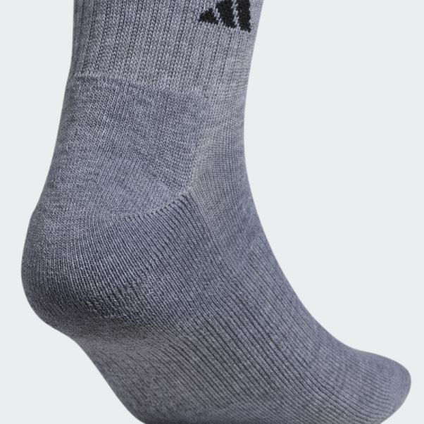 Chaussettes Athlétiques Matelassées Gris Moyen 6 Paires Adidas