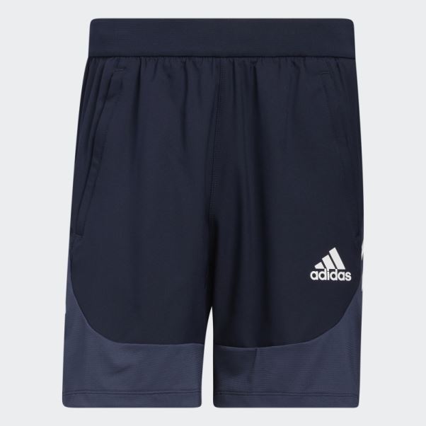 Short Slim Aeroready 3 Bandes Encre Adidas