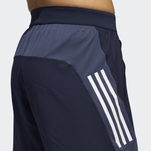 Short Slim Aeroready 3 Bandes Encre Adidas