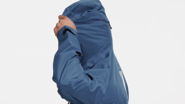 Veste De Pluie Adidas Terrex Gore-tex Paclite Acier