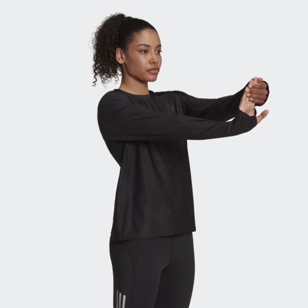 Adidas Made To Be Remade Running Manches Longues T-shirt Noir