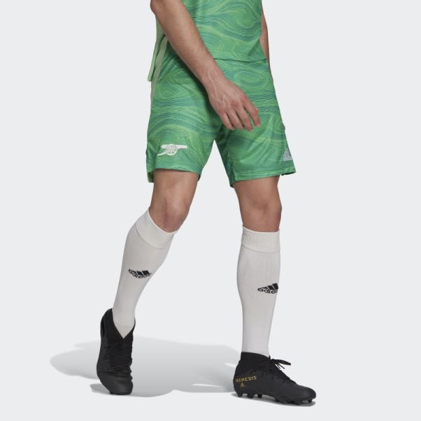Short De Gardien Arsenal 21/22 Adidas Citron Vert