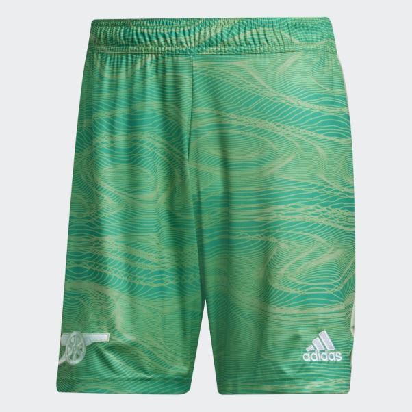 Short De Gardien Arsenal 21/22 Adidas Citron Vert