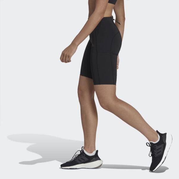 Leggings Courts Adidas Fastimpact Running Bike Noir