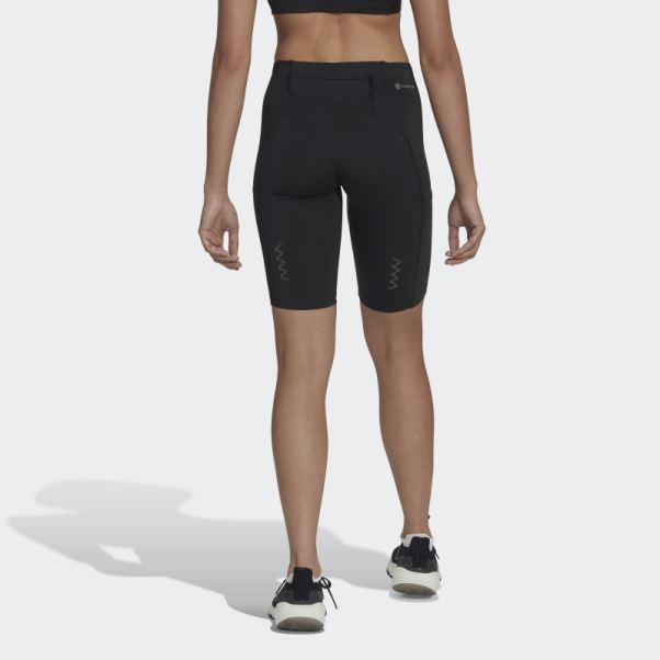 Leggings Courts Adidas Fastimpact Running Bike Noir