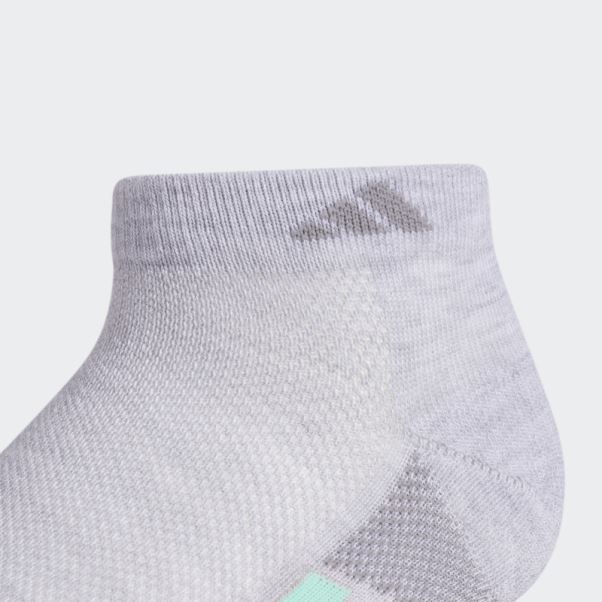 3 Paires De Chaussettes Basses à Rayures Superlite Gris Clair Adidas
