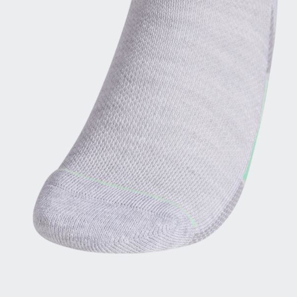 3 Paires De Chaussettes Basses à Rayures Superlite Gris Clair Adidas