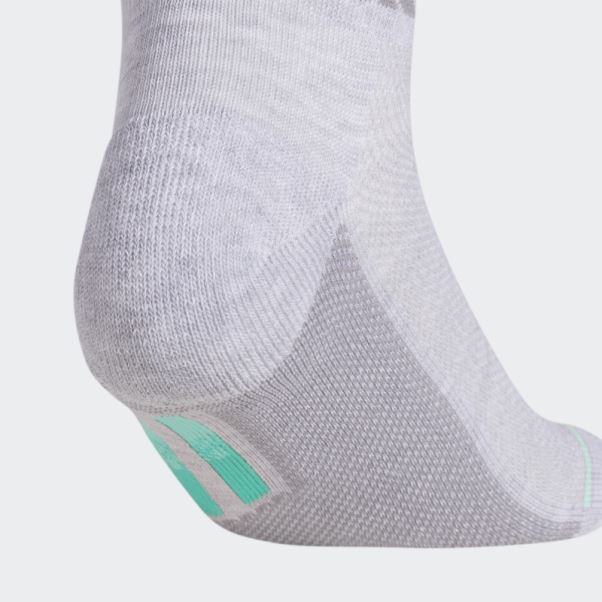 3 Paires De Chaussettes Basses à Rayures Superlite Gris Clair Adidas