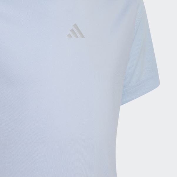 T-shirt à 3 Bandes Aeroready Bleu Aube Adidas