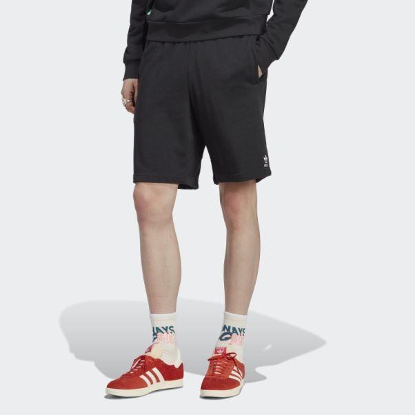 Short Noir Essentials+ Fabriqué Avec Du Chanvre Adidas