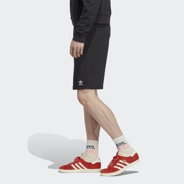 Short Noir Essentials+ Fabriqué Avec Du Chanvre Adidas