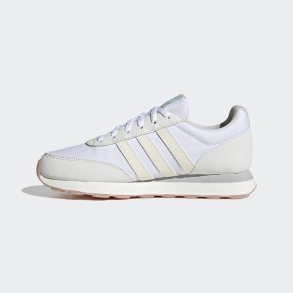 Run 60s 3.0 Chaussures De Course Lifestyle Blanc Adidas