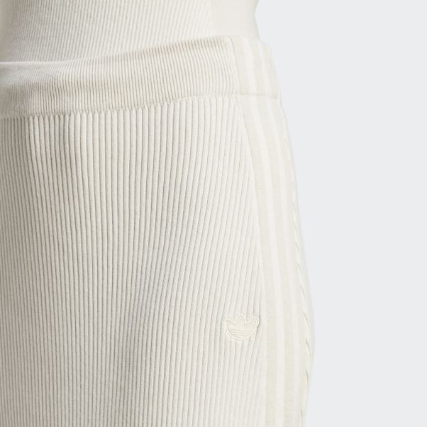 Jupe Longue En Maille Adidas Bleu Version Blanche