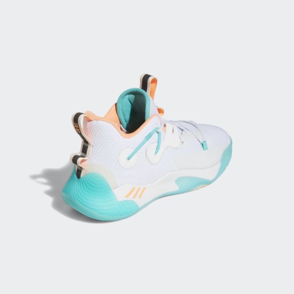 Chaussures Adidas Harden Stepback 3 Blanches