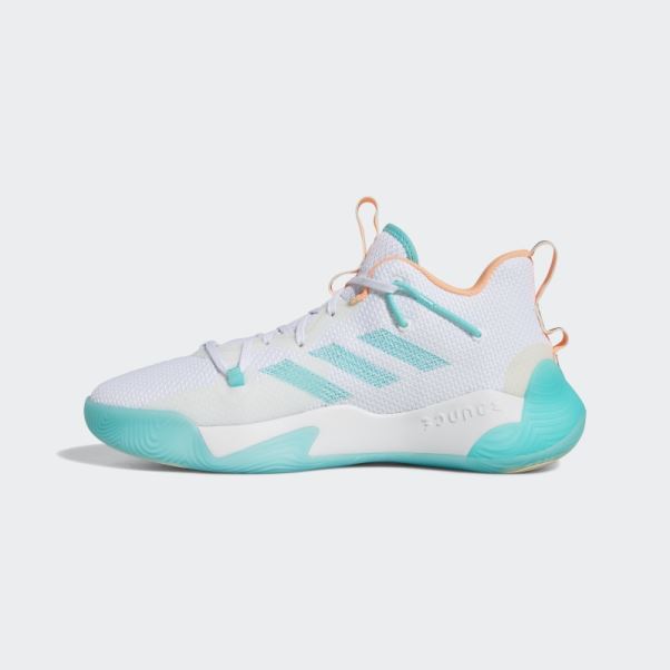 Chaussures Adidas Harden Stepback 3 Blanches
