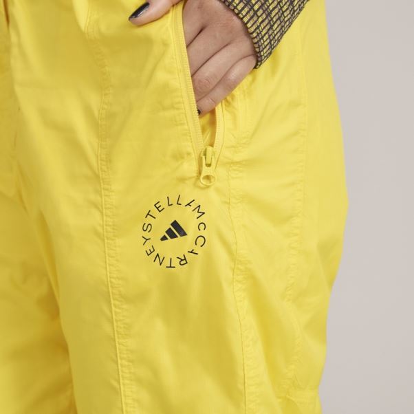 Pantalon D'hiver Tissé Doublé Adidas By Stella Mccartney Jaune