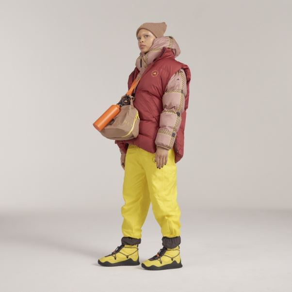 Pantalon D'hiver Tissé Doublé Adidas By Stella Mccartney Jaune