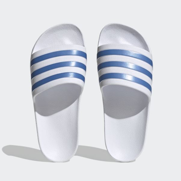 Adidas Adilette Aqua Blue Met Slides