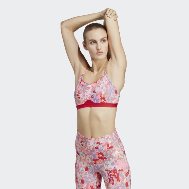 Soutien-gorge Léger D'entraînement Aeroreact Adidas Corail