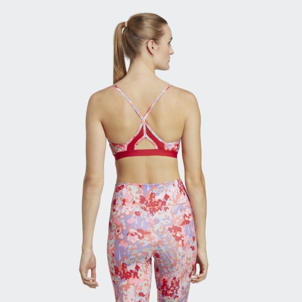 Soutien-gorge Léger D'entraînement Aeroreact Adidas Corail