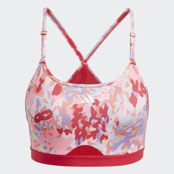 Soutien-gorge Léger D'entraînement Aeroreact Adidas Corail