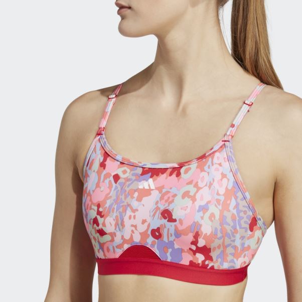 Soutien-gorge Léger D'entraînement Aeroreact Adidas Corail