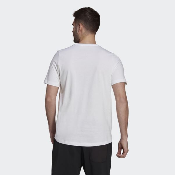 Tee Shirt Graphique Adidas Terrex Pocket Blanc