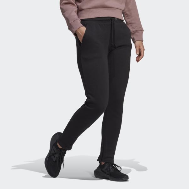 Pantalon Fuselé Adidas All Szn Fleece Noir