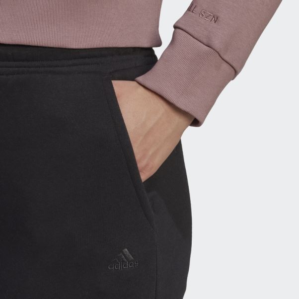 Pantalon Fuselé Adidas All Szn Fleece Noir