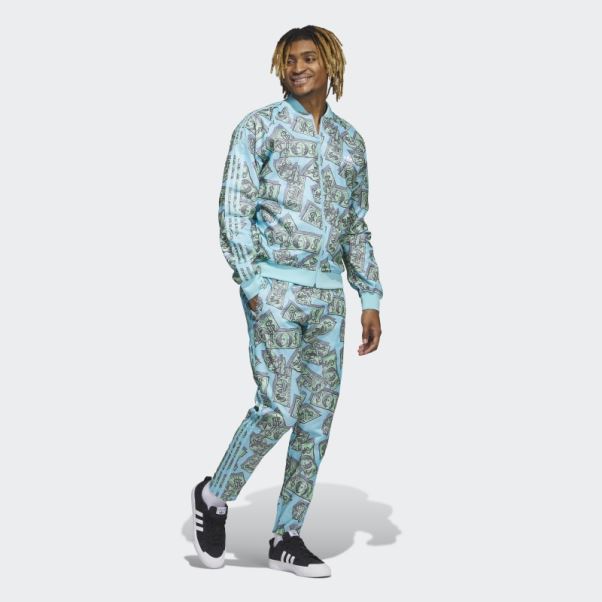 Pantalon De Survêtement à Imprimé Argent Jeremy Scott (neutre) Frost Mint Adidas