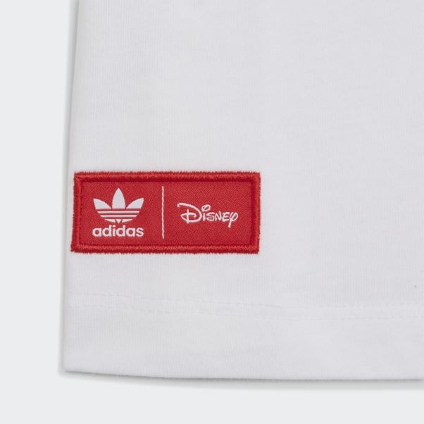 T-shirt Adidas Stylé Blanc Disney Mickey Et Ses Amis