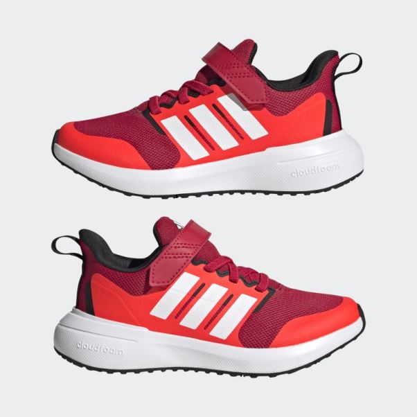 Adidas Scarlet Fortarun 2.0 Cloudfoam élastique Dentelle Haut Sangle Chaussures