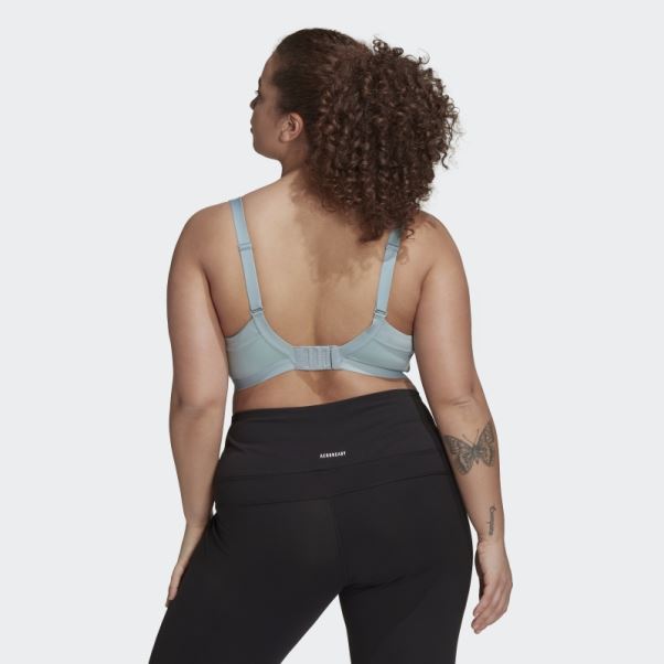 Soutien-gorge D'entraînement à Maintien élevé Adidas Tlrd Impact Luxe Gris (grande Taille)
