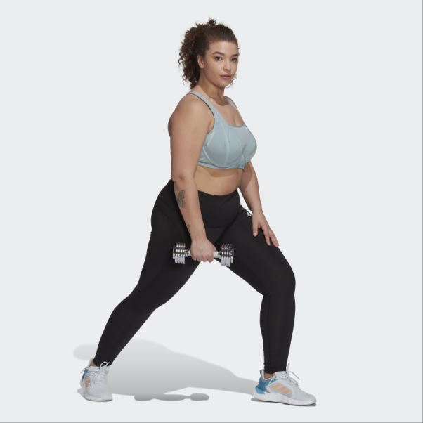 Soutien-gorge D'entraînement à Maintien élevé Adidas Tlrd Impact Luxe Gris (grande Taille)