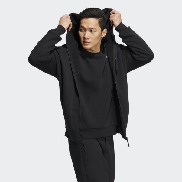 Veste En Tricot Adidas Noire (non Genrée)