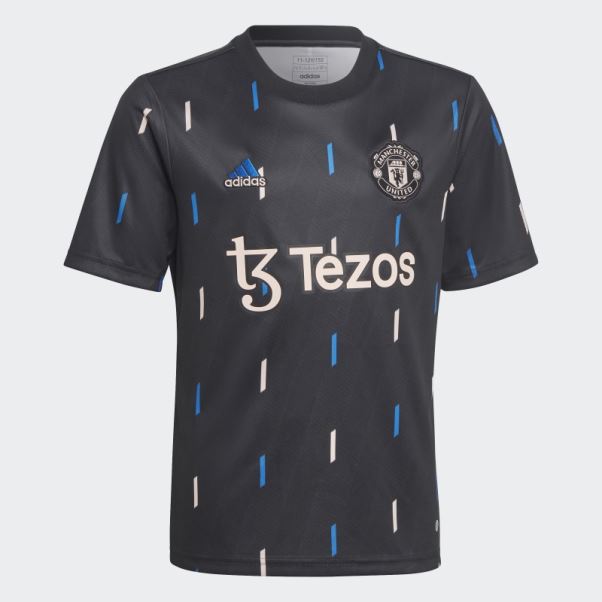 Maillot Pré-match Adidas Manchester United Noir