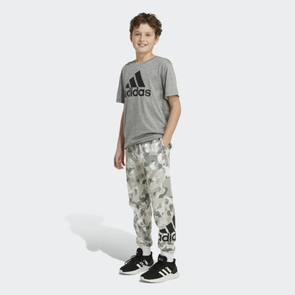 Jogging Adidas Core Camo Blanc Polaire