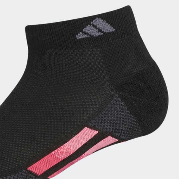 Chaussettes Basses Adidas Superlite Stripe Noires 3 Paires