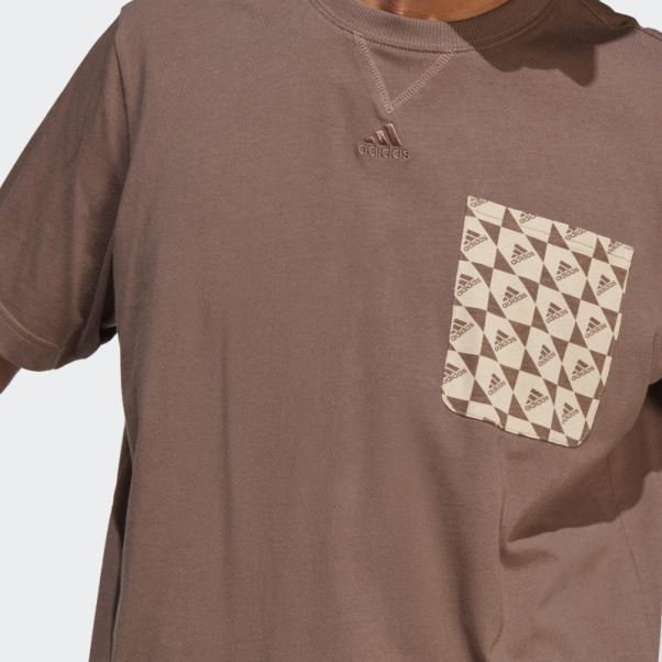 T-shirt All Szn X Logomania Adidas Terre