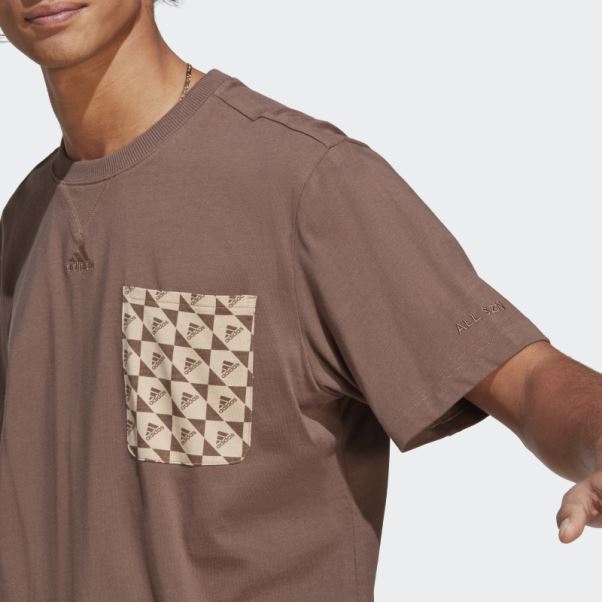T-shirt All Szn X Logomania Adidas Terre
