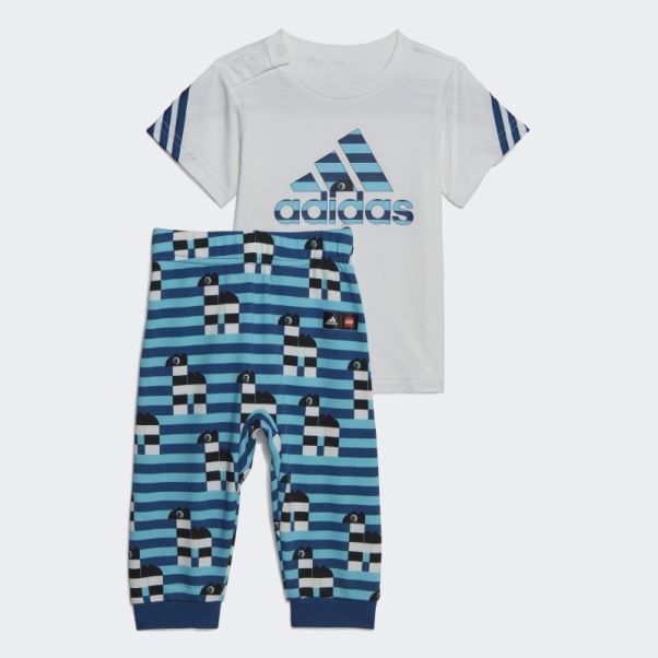 Ensemble T-shirt Et Pantalon Adidas X Classic Lego Blanc Chaud