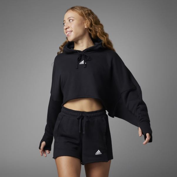 Short Décontracté Taille Haute Adidas Collective Power Noir