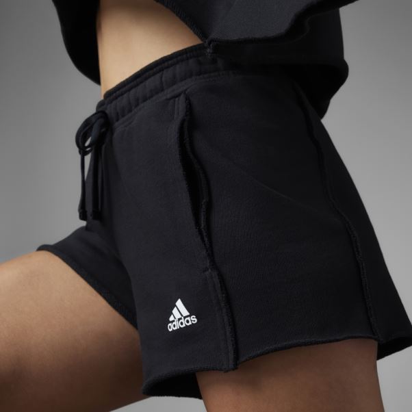 Short Décontracté Taille Haute Adidas Collective Power Noir