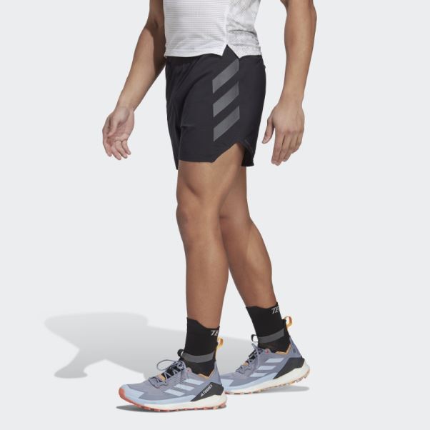 Short Terrex Agravic Pro Trail Running Noir Adidas