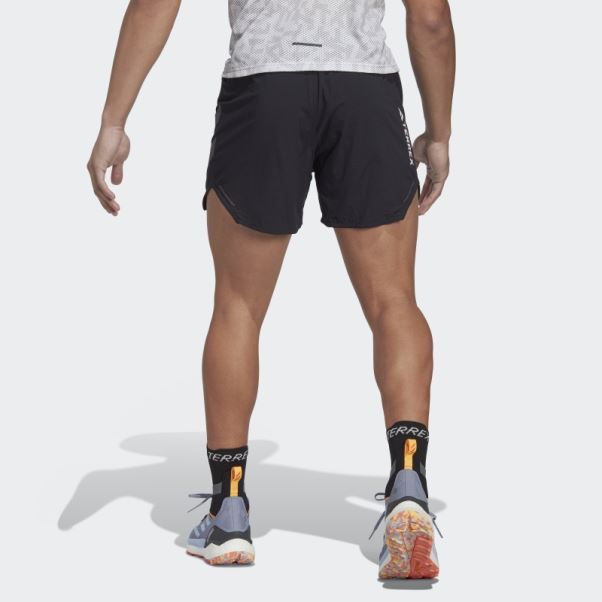 Short Terrex Agravic Pro Trail Running Noir Adidas