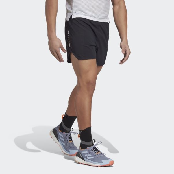 Short Terrex Agravic Pro Trail Running Noir Adidas