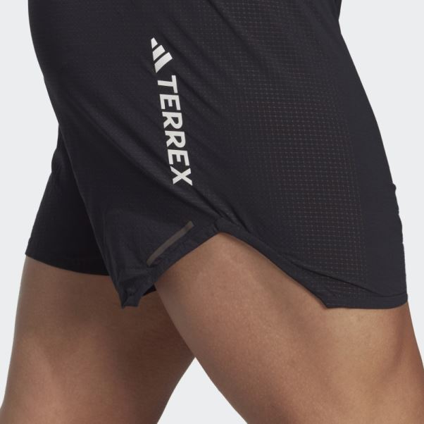 Short Terrex Agravic Pro Trail Running Noir Adidas