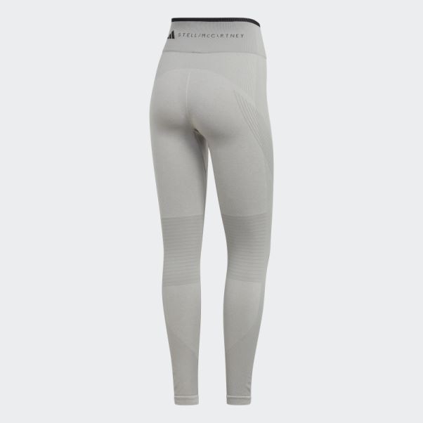 Mgh Solide Gris Adidas By Stella Mccartney Truestrength Yoga 7/8 Collant Mode